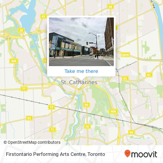 Firstontario Performing Arts Centre map