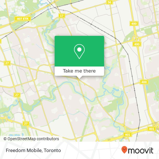 Freedom Mobile map