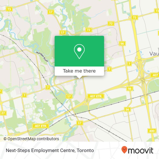 Next-Steps Employment Centre map