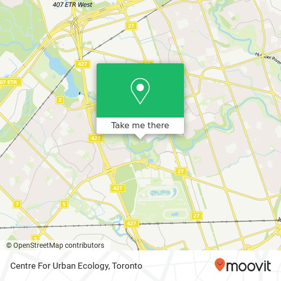 Centre For Urban Ecology map