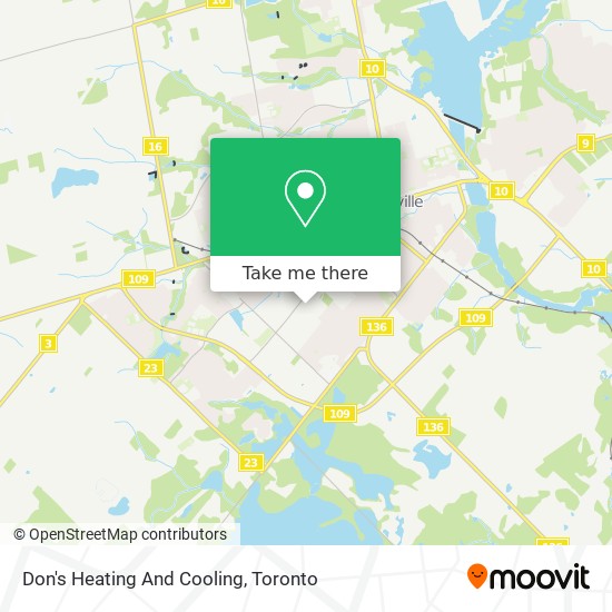 Don's Heating And Cooling map