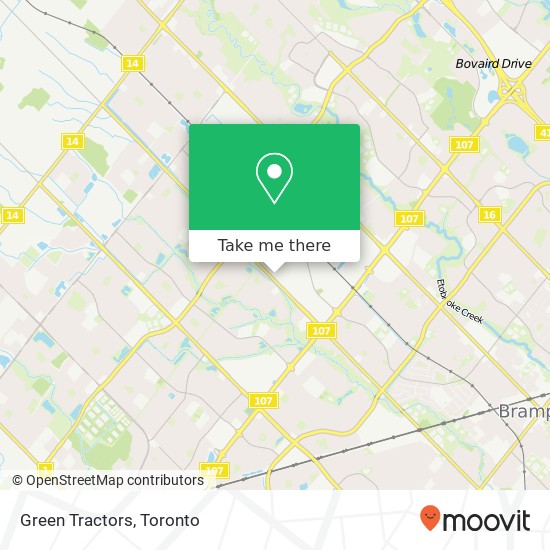 Green Tractors map