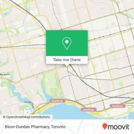 Bloor-Dundas Pharmacy map