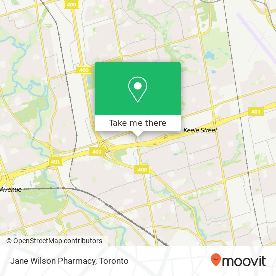 Jane Wilson Pharmacy map