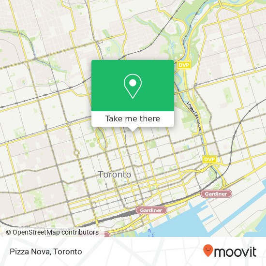 Pizza Nova map