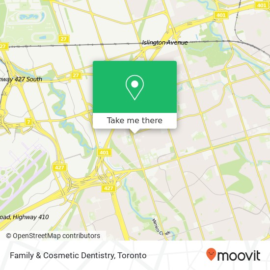 Family & Cosmetic Dentistry map