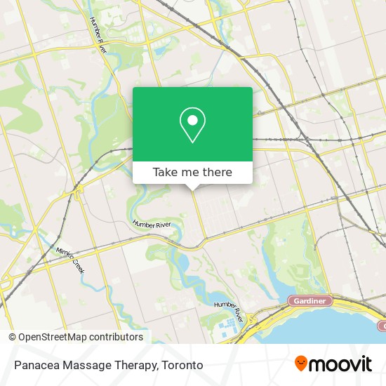 Panacea Massage Therapy map