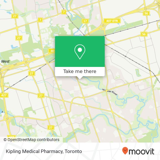 Kipling Medical Pharmacy map