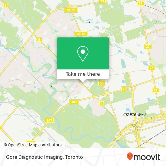 Gore Diagnostic Imaging map
