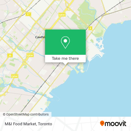 M&I Food Market map