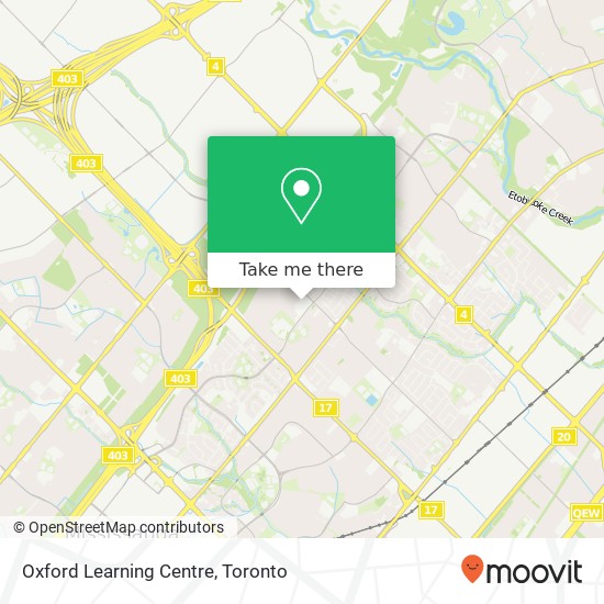 Oxford Learning Centre map