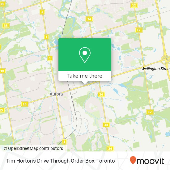 Tim Horton's Drive Through Order Box plan