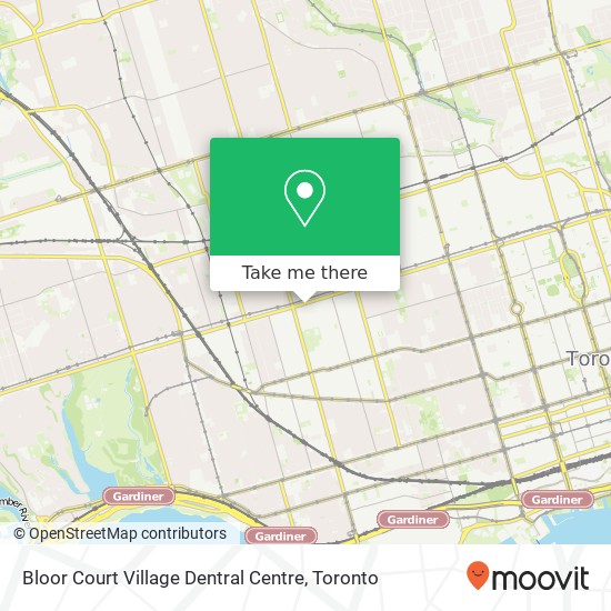 Bloor Court Village Dentral Centre plan