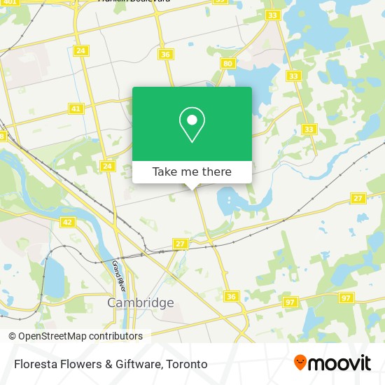 Floresta Flowers & Giftware map