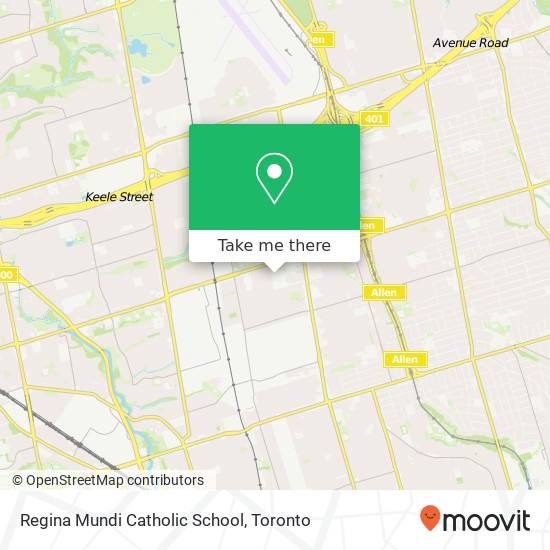 Regina Mundi Catholic School map
