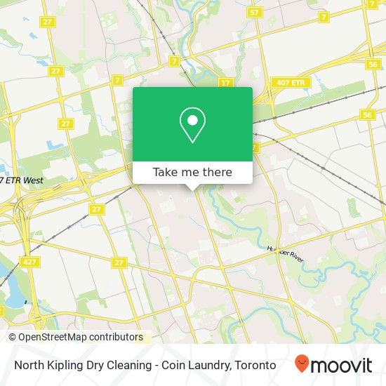 North Kipling Dry Cleaning - Coin Laundry plan