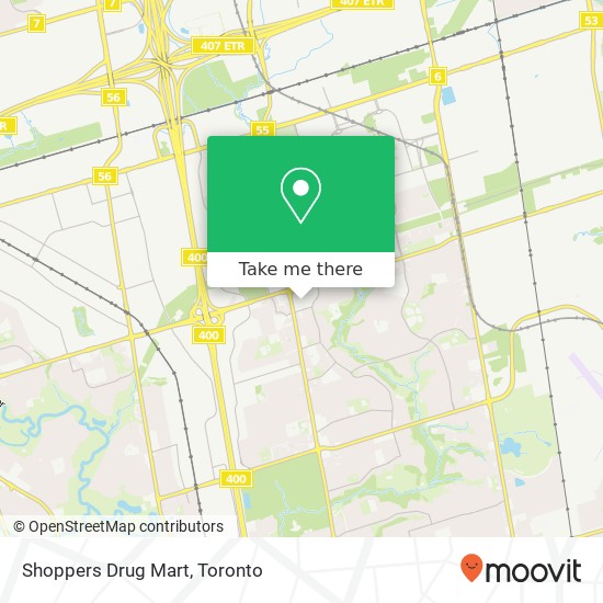 Shoppers Drug Mart map