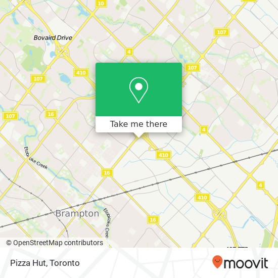 Pizza Hut map