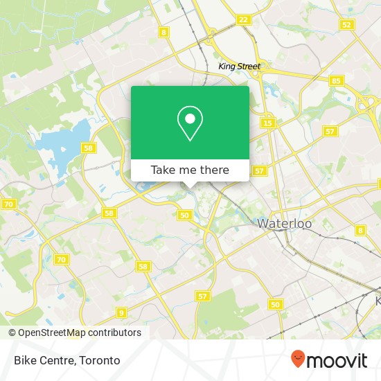 Bike Centre map