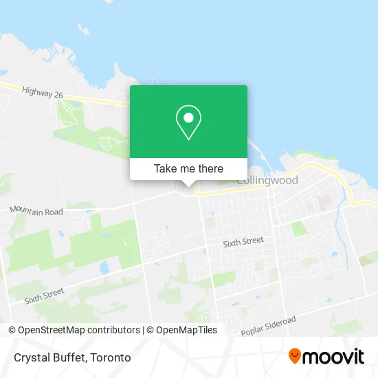 Crystal Buffet map