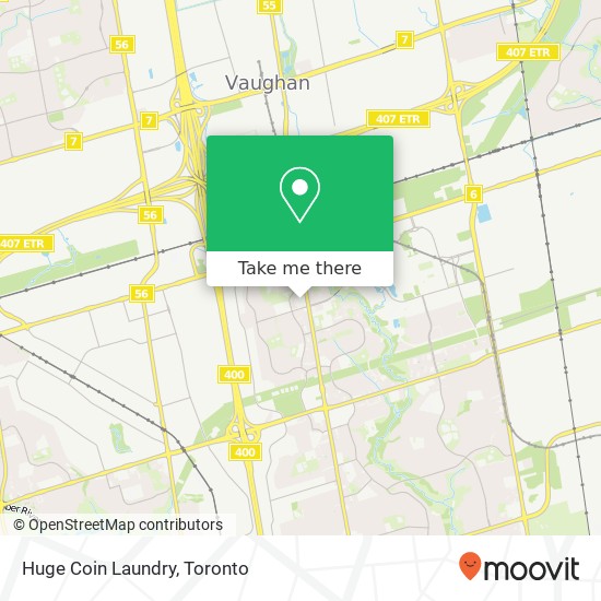 Huge Coin Laundry map