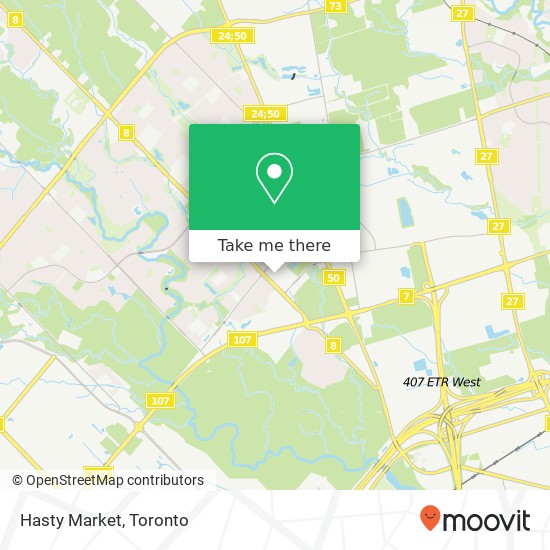 Hasty Market map