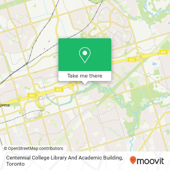 Centennial College Library And Academic Building map