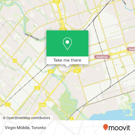 Virgin Mobile map