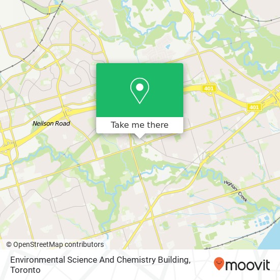 Environmental Science And Chemistry Building map