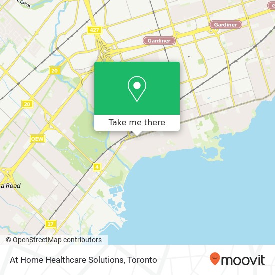 At Home Healthcare Solutions map