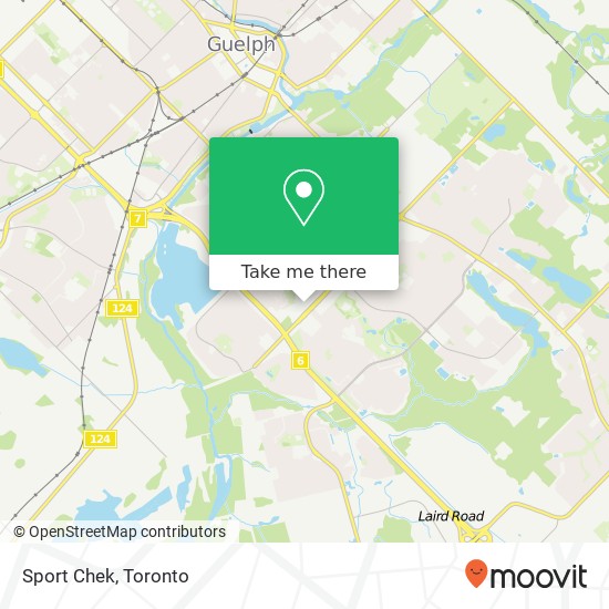 Sport Chek map