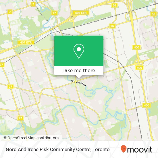 Gord And Irene Risk Community Centre map