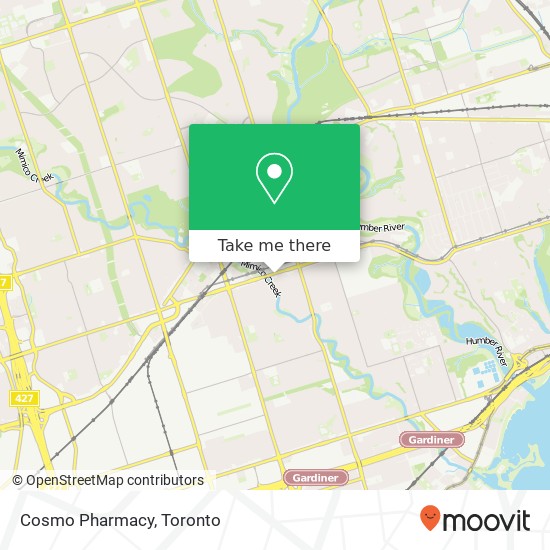 Cosmo Pharmacy map