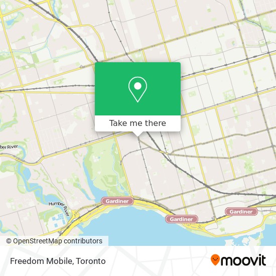 Freedom Mobile map