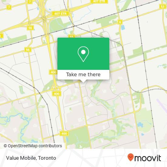 Value Mobile map