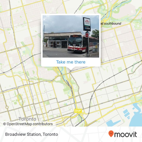 Broadview Station map