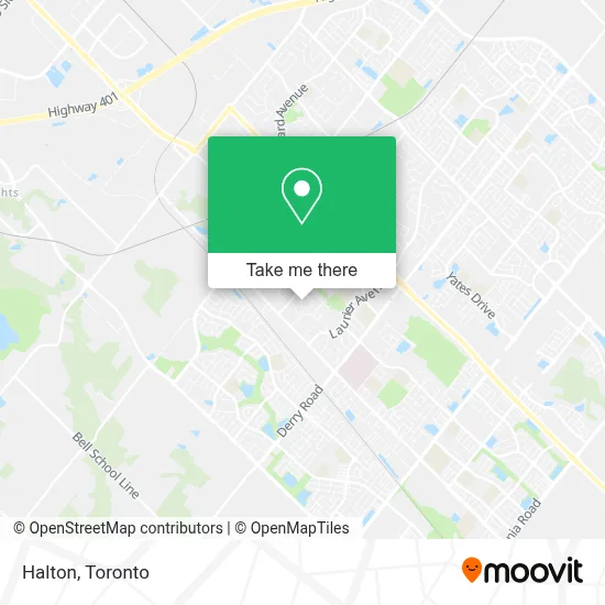 Halton map