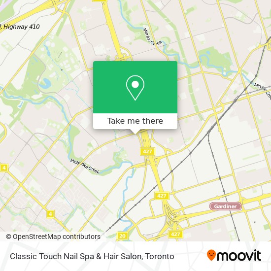 Classic Touch Nail Spa & Hair Salon map