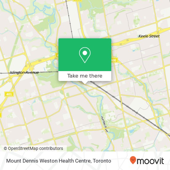 Mount Dennis Weston Health Centre plan