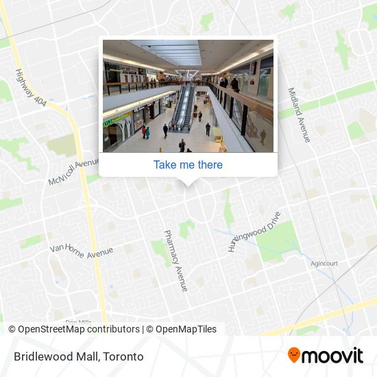 Bridlewood Mall map