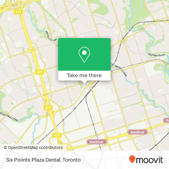 Six Poiints Plaza Dental map