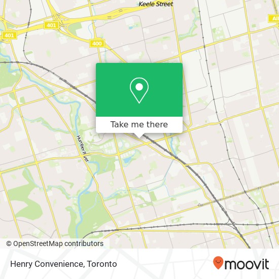 Henry Convenience map