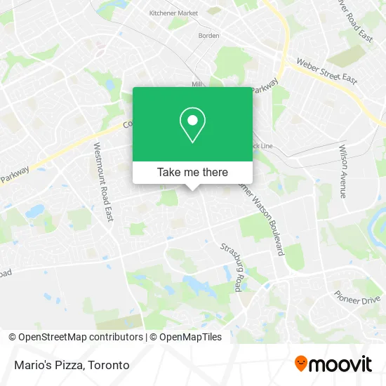Mario's Pizza map