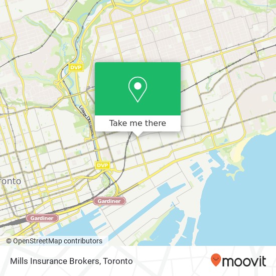 Mills Insurance Brokers map