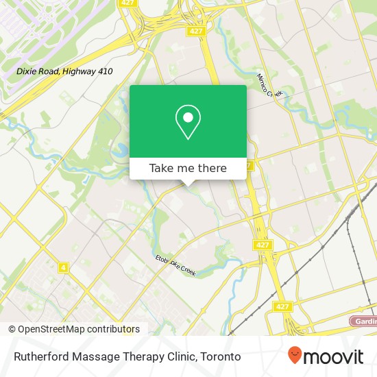 Rutherford Massage Therapy Clinic map