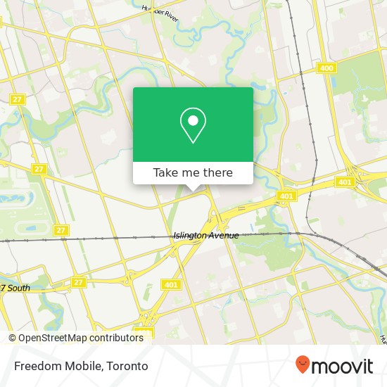 Freedom Mobile map
