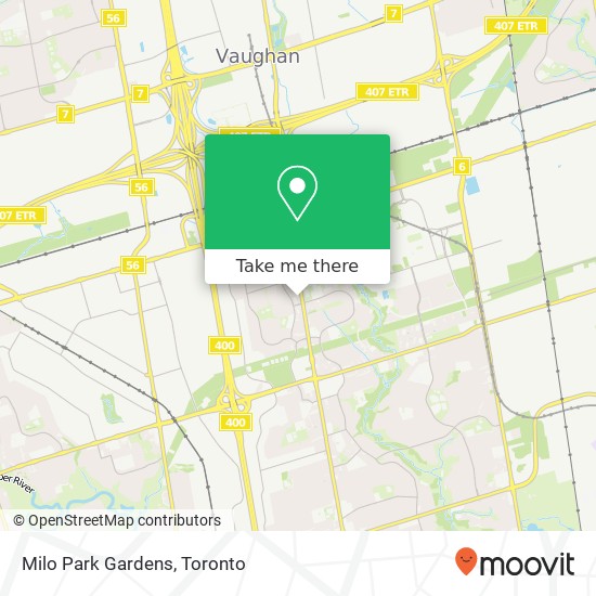 Milo Park Gardens map
