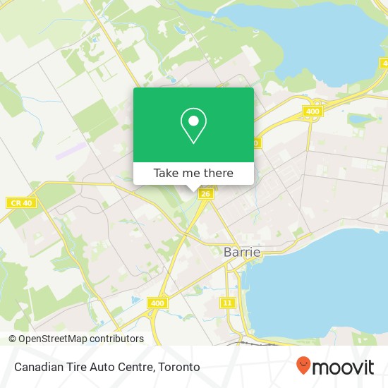 Canadian Tire Auto Centre map