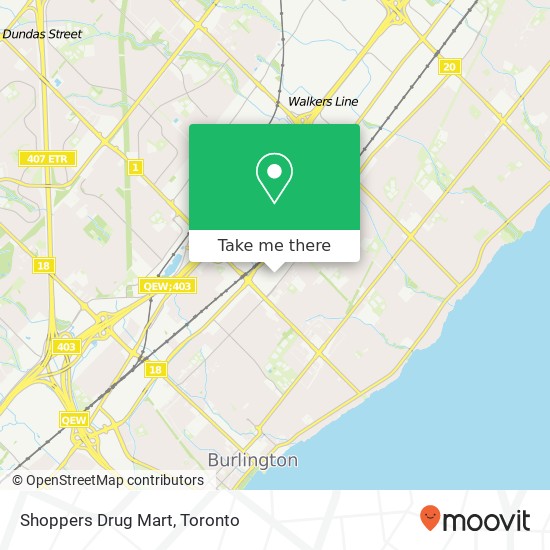 Shoppers Drug Mart map