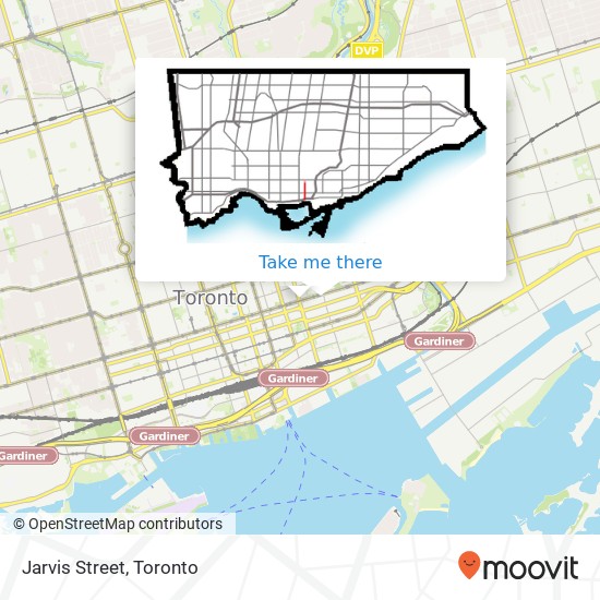 Jarvis Street map